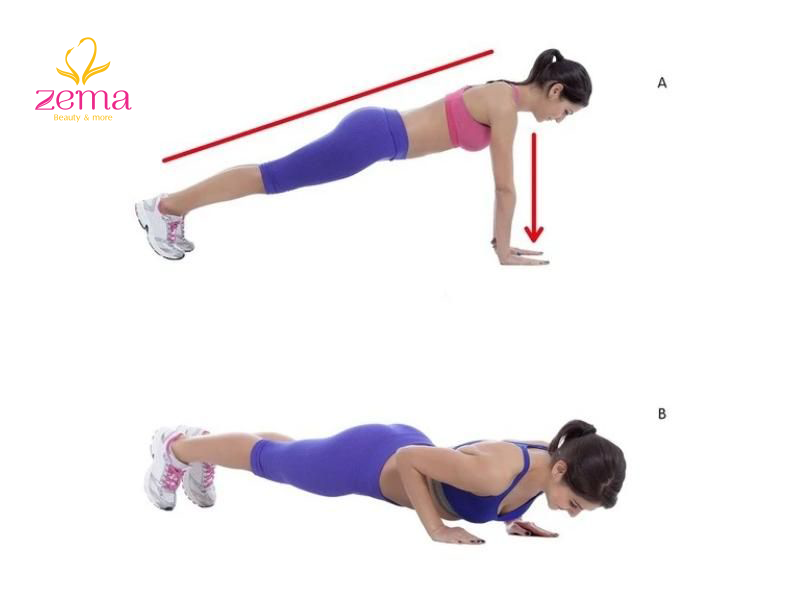 Bí quyết giảm mỡ lưng đơn giản có thể áp dụng ngay tại nhà 4 Bài tập chống đẩy tác động giúp săn chắc các cơ ở vùng lưng và bắp tay