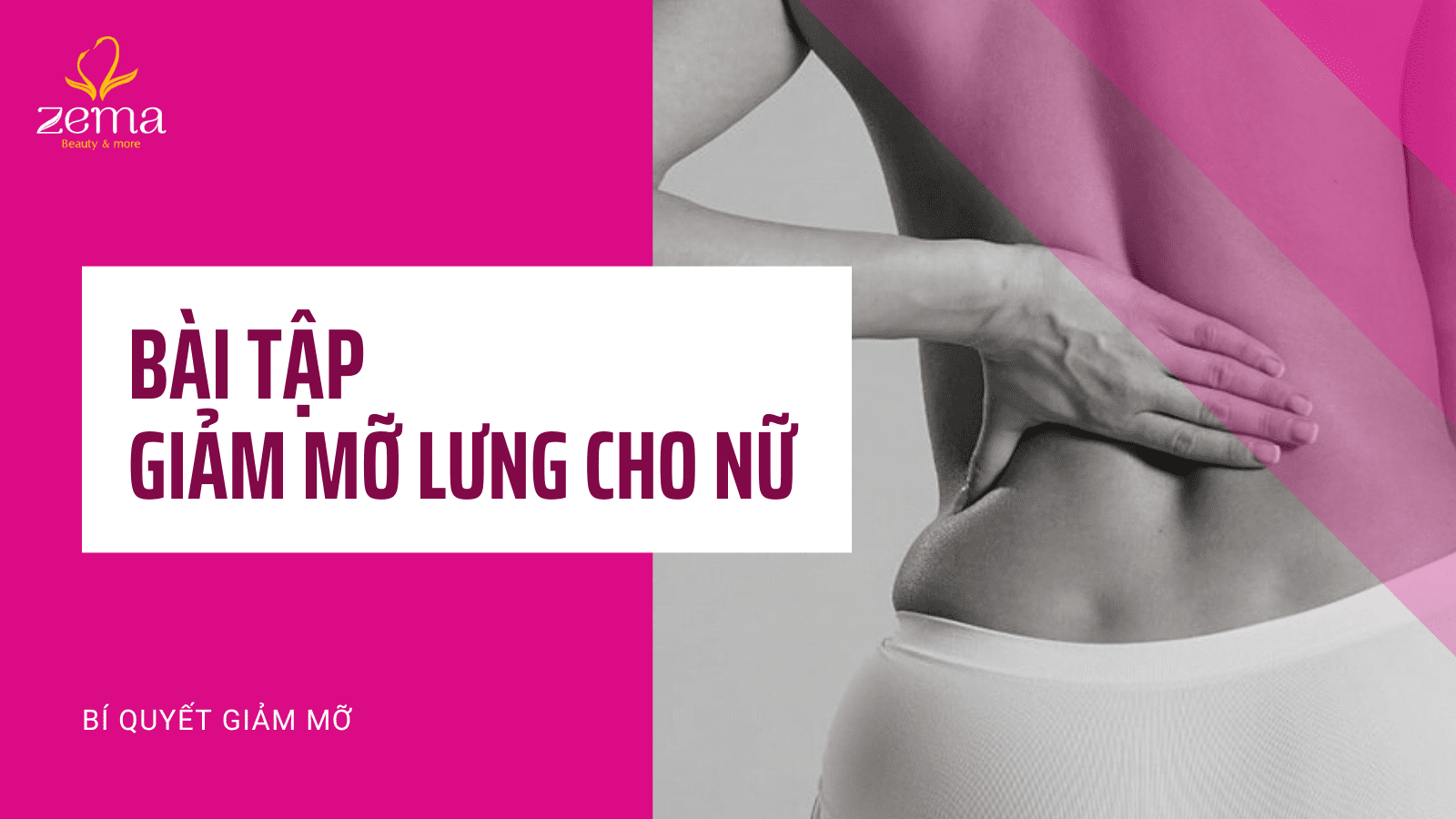 Bài tập giảm mỡ lưng cho nữ sở hữu lưng ong quyến rũ